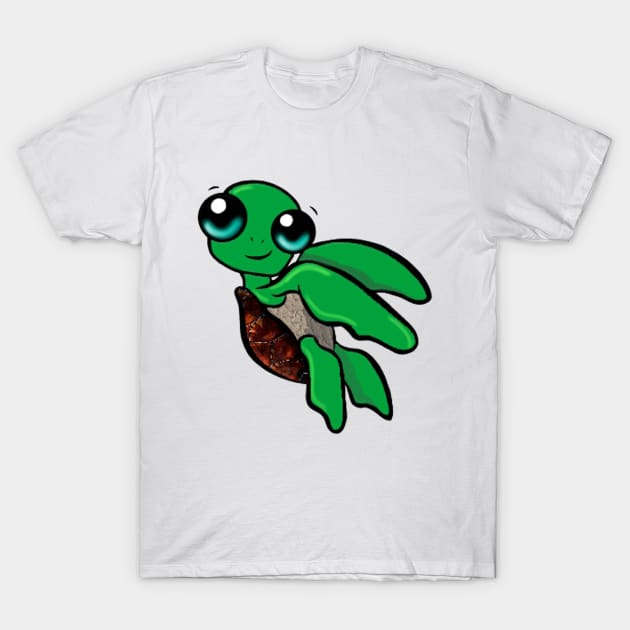 Funky Turtle T-Shirt by Nene_Bee